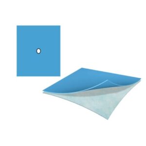 Sterile Abdeckfolie ALPHAtex 50 *60cm mit zentralem Loch 7cm 1 Stück nicht klebend